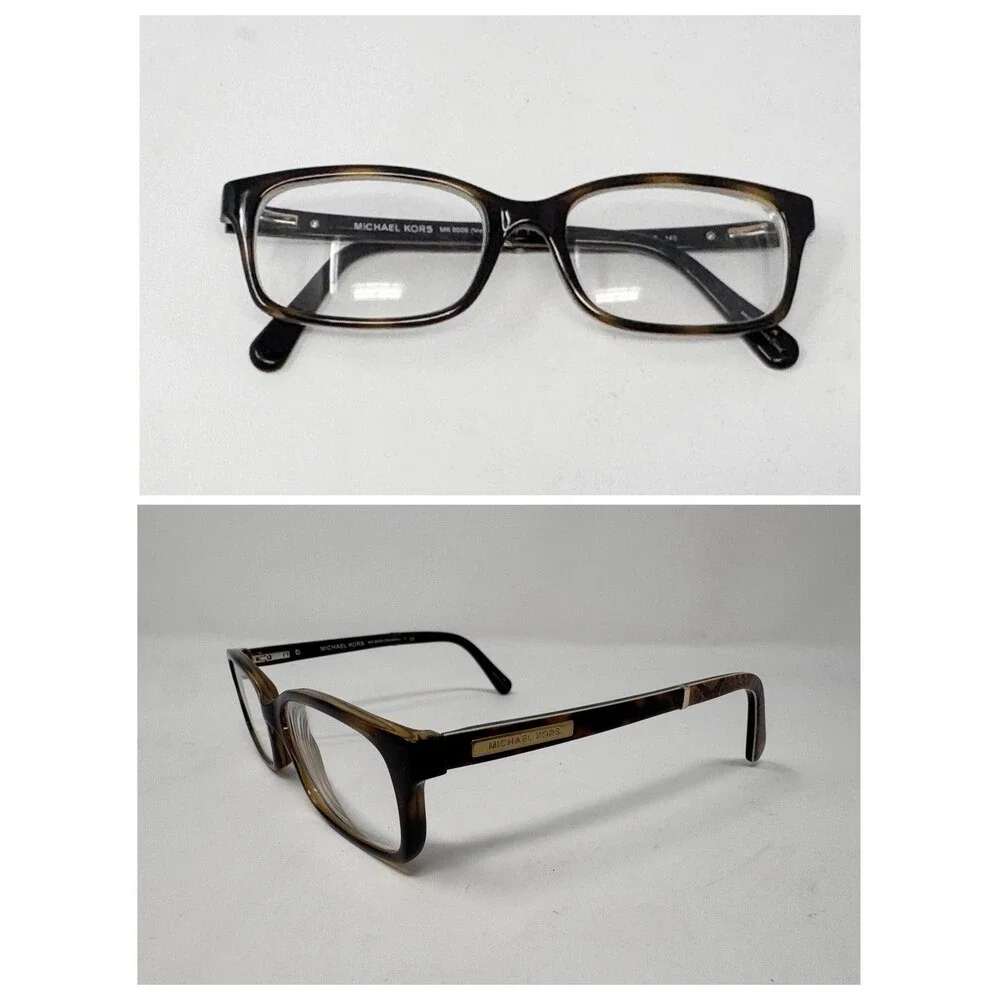 Michael Kors MK8006 Medellin Eyeglass Frames Only 52-16-140 Brown Havana 3010